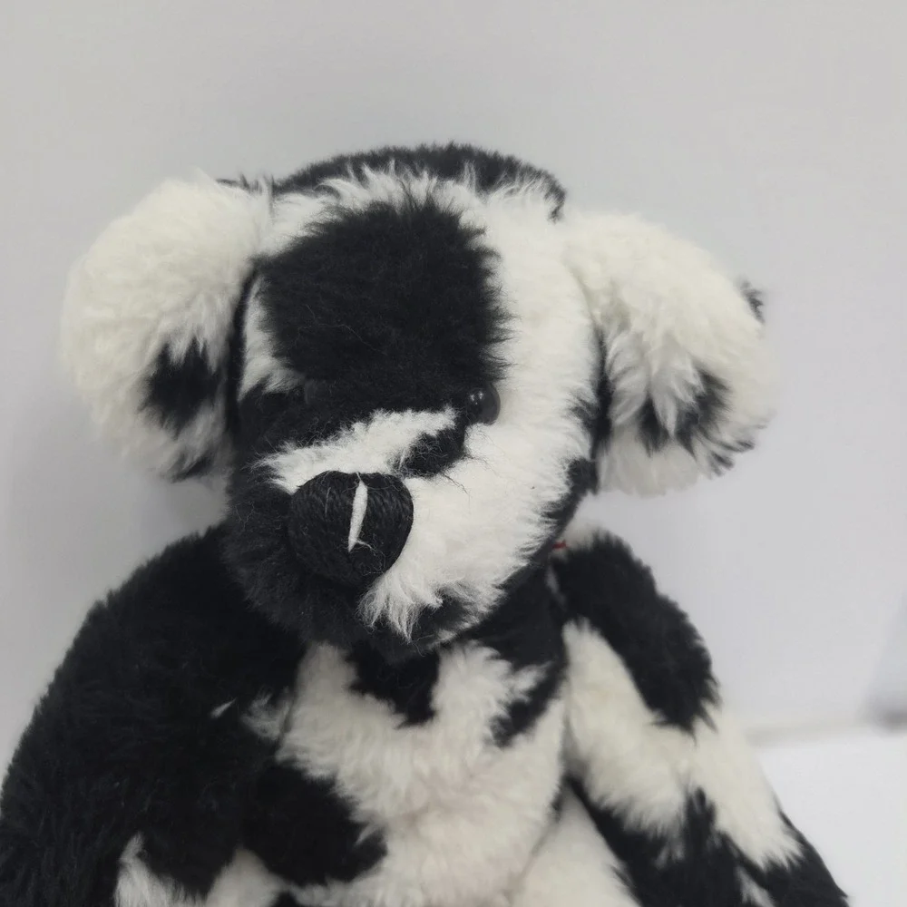 PAM KISNER The Bear Maker‎ Artist Teddy Bear Plush Cow Vtg 1998 OOAK Signed